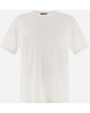 Herno T-SHIRT RESORT IN BASIC COTTON - Bianco