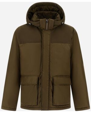 Herno Short Parka - Green