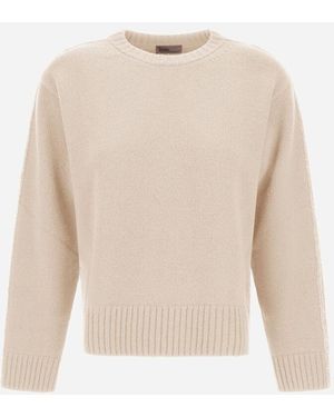 Herno Resort 100% Wool Jumper - Natural