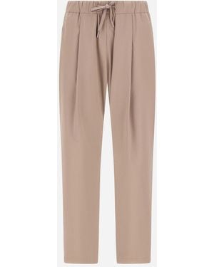 Herno Ultra-Light Regular Fit Pants - Natural