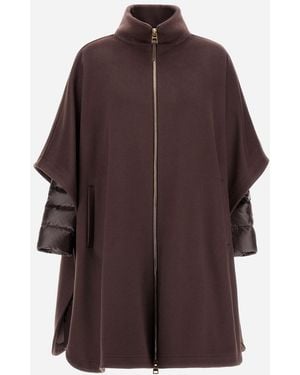 Herno Poncho - Brown