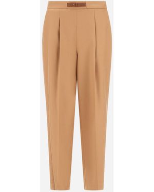 Herno Pants - Natural
