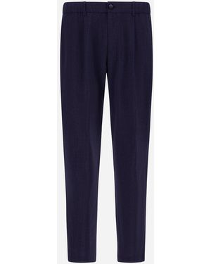 Herno Trousers - Blue