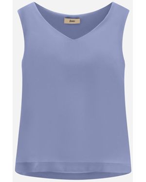Herno V-Neck Top - Blue