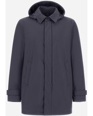 Herno Long Parka - Blue