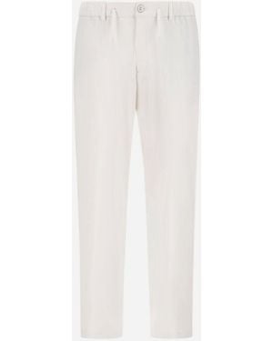 Herno Trousers - White