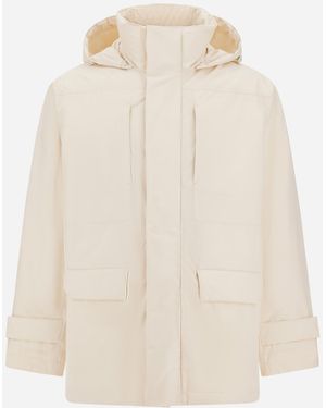 Herno Hooded Parka - Natural
