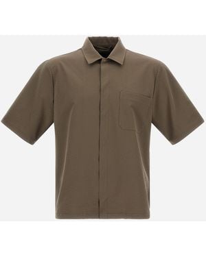 Herno Seer-Crease Shirt - Gray