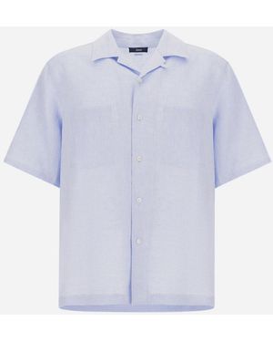 Herno Short-Sleeved Shirt - Blue