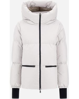 Herno Jacket In 2-layer Windstopper - White