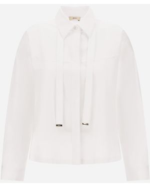 Herno Cotton Poplin Shirt - White