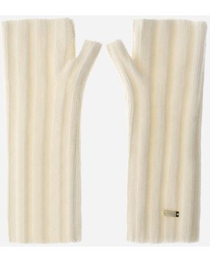 Herno Handschuhe Aus Kaschmir - Weiß