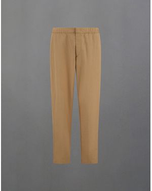 Herno Laminar Barrel-Fit Pants - Natural