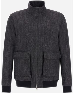 Herno Bomber Jacket - Blue