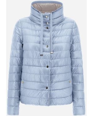 Herno Reversible Cape - Blue