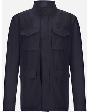 Herno Field Jacket - Blue