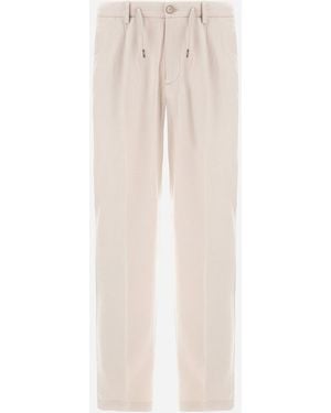 Herno Resort Pants - White