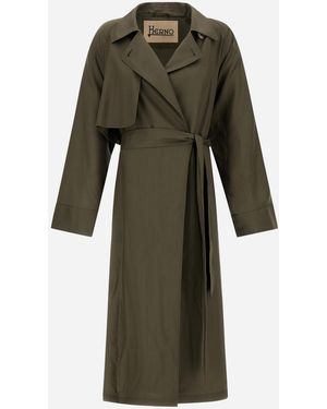 Herno Trench Coat - Green