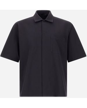 Herno Seer-Crease Shirt - Blue