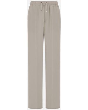 Herno Pants - White