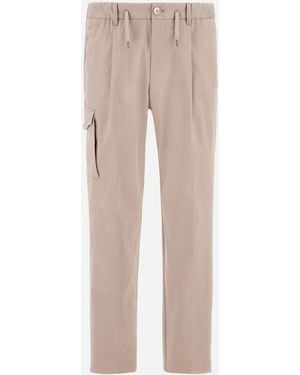 Herno Resort Pants - Natural