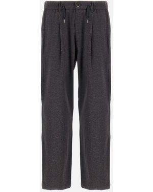 Herno Resort Wool Knickerbocker Trousers - Grey