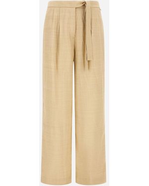 Herno Trousers - Natural