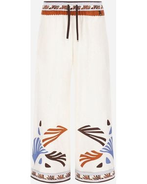 Herno Trousers - White