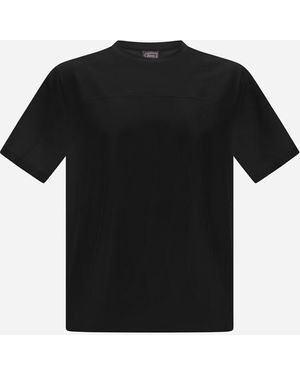 Herno T-SHIRT IN SUPERFINE COTTON STRETCH - Nero