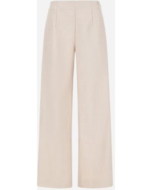 Herno Pants - White