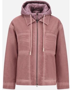 Herno Short Parka - Pink