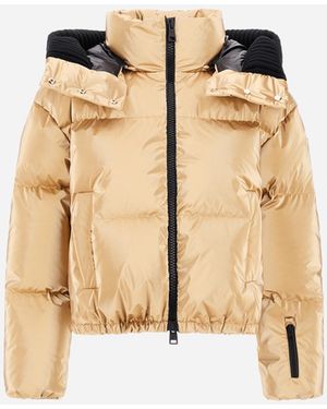 Herno Bomberjacke Aus Laminiertem Nylon - Natur