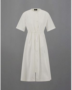 Herno Kleid Laminar Aus Tech-Cotton Twill - Grau