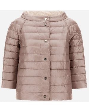 Herno Reversible Cape Nylon Ultralight - Natural