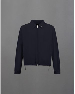 Herno Laminar Zipped Shacket - Blue