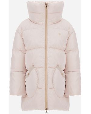 Herno A-shape Jacket In Taffeta - Pink