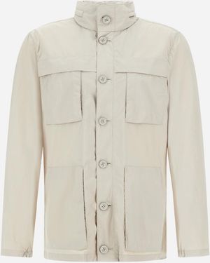 Herno Ultralight Crease Field Jacket - White