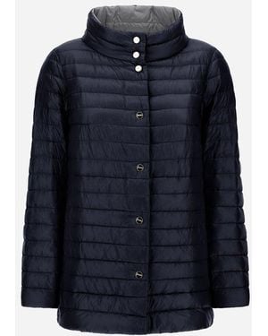 Herno Reversible A-Shape Jacket - Blue