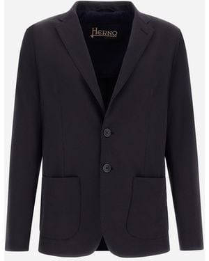 Herno Seer-Crease Blazer - Blue