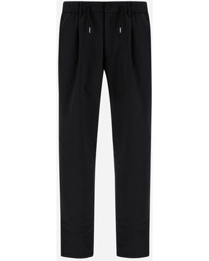 Herno Trousers In Warm Tech - Black