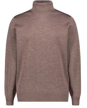 Maerz Herren Pullover Unifarben - Braun