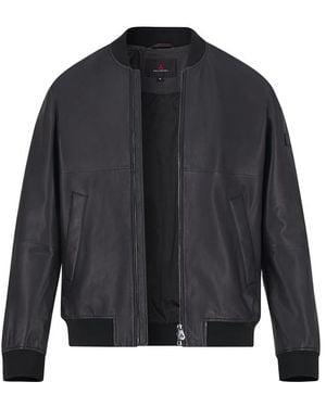 Peuterey Herren Jacke Lammnappa Unifarben - Blau