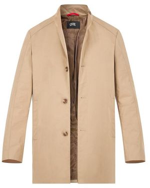 Cinque Herren Mantel Unifarben - Natur