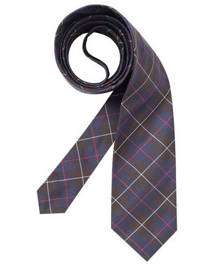 Ascot Herren Krawatte Blau,Grün Mit Karos