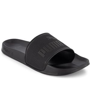 PUMA Herren Pantoletten Gummi - Schwarz