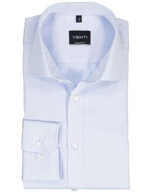 Venti Herren Hemd Kent - Blau