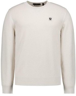 Belstaff Herren Pullover Unifarben - Weiß