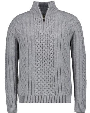 Superdry Herren Troyer Unifarben - Grau