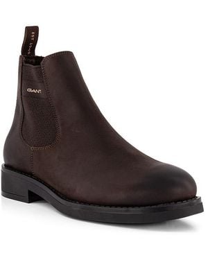 GANT Herren Chelsea Boots Glattleder - Braun