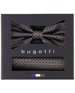Bugatti Herren Set Gemustert - Schwarz